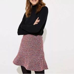 Loft Tweed Flippy Skirt
